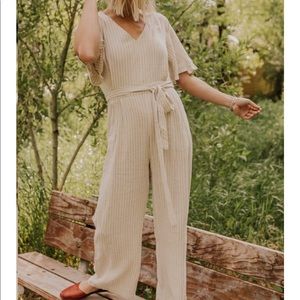 Roolee Russo stripe jumpsuit